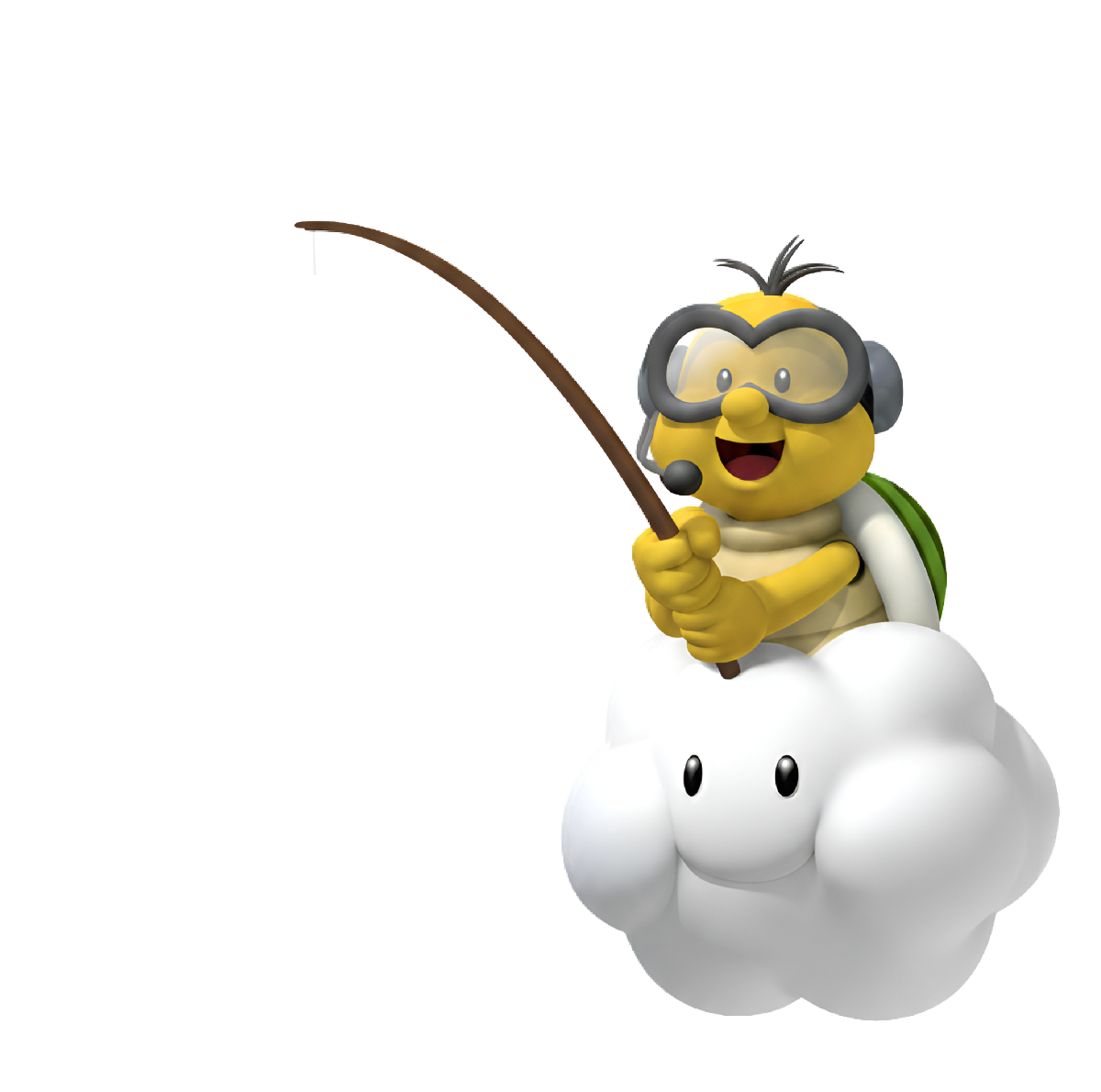 Lakitu pescando